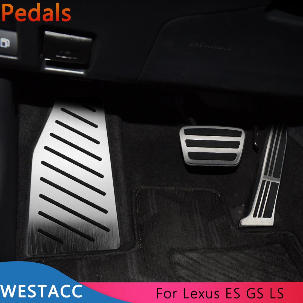 Car Pedals for Lexus ES 2018- GS 200t 300h 2016- LS 460 350 500 2016- Gas Brake Rest Pedal Covers