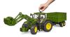 Bruder JD 7R 350 Front Loader & Tipping Trailer BR03155