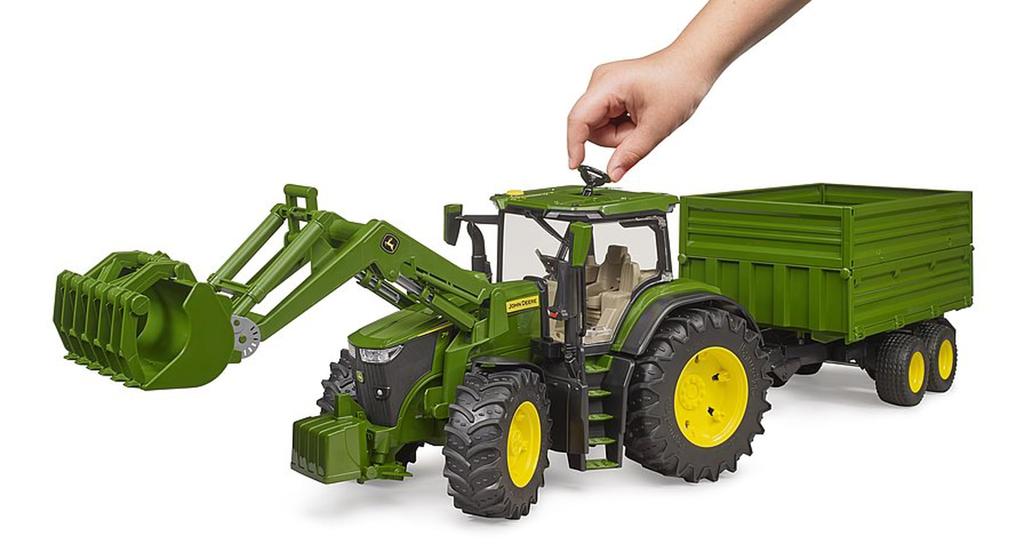 Bruder JD 7R 350 Front Loader & Tipping Trailer BR03155