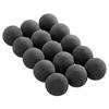 7.6 Cm 15 Pcs Ceramic Fire Balls Round Fire Stones Reusable Lava Rocks