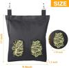 Hay Feeder Bag Hanging Pouch Feeder Holder Feeding Dispenser Container for Rabbit Guinea Pig Small Animals Pet Cage Accessories