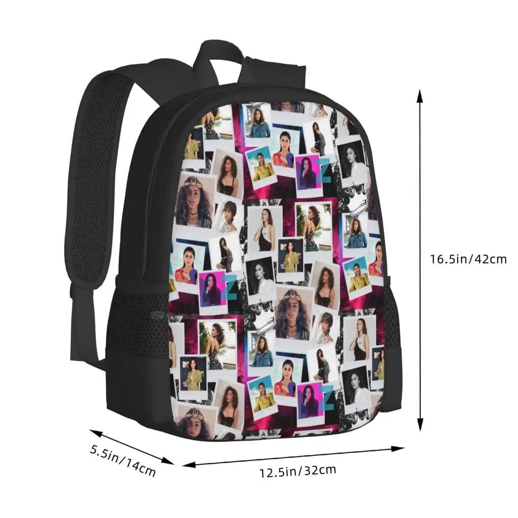 Zendaya Large Capacity School Backpack Laptop Bags Zendaya Queen Z Edit