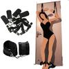 Sex Door Hang Handcuff  Door Sex Swing Hand Leg Restraint Cuffs Female SM Slave Sex Toy Couple Adult Foreplay Handcuffs Set