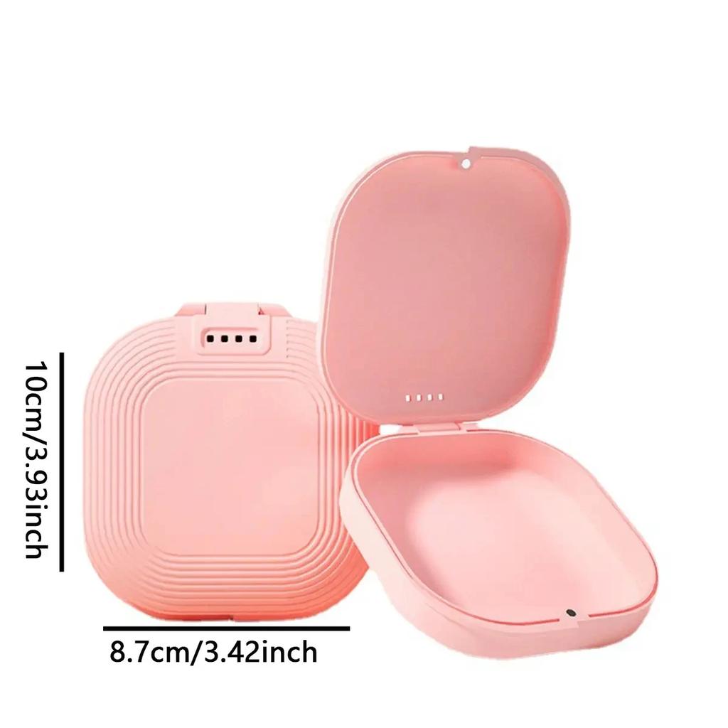 1PC - Dental Orthodontics Invisible Dental Cover Box Orthodontic Retainer Box Portable Portable Dental Cover Storage Box