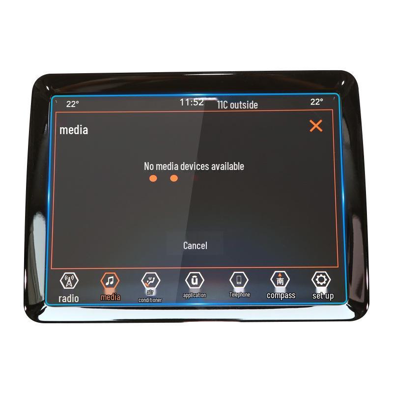 Ochranná fólie na navigační obrazovku Jeep Cherokee: Tvrzené sklo proti poškrábání pro 22 modelů