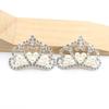 10Pcs Glamorous Crystal Pearl Crown Rhinestone Clothing Sewing Accessories  Bag