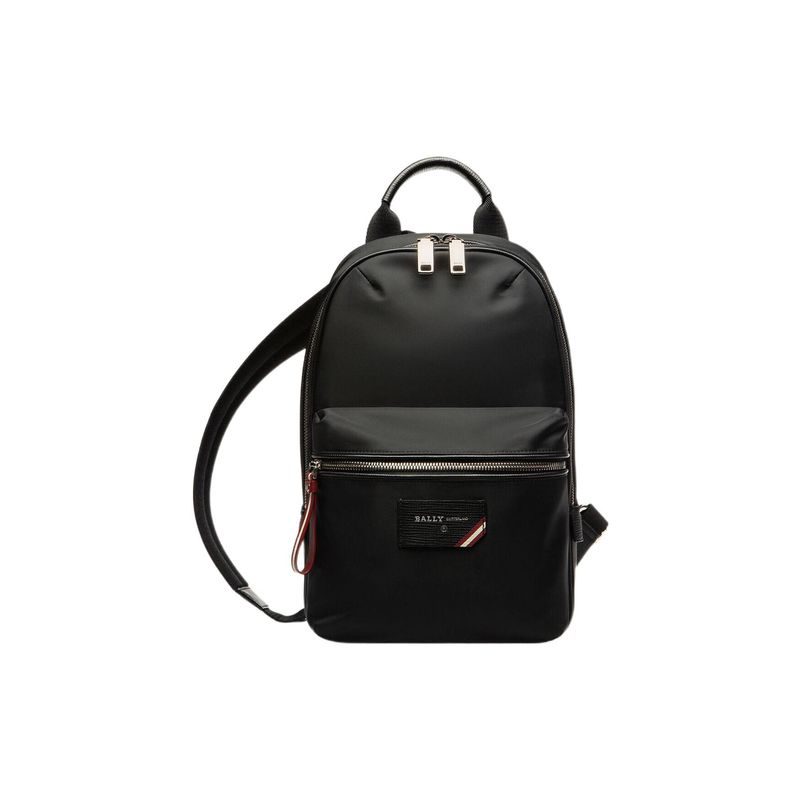Bally Fuston Classic Zipper Commuter Fashion Fabric Nylon Crossbody Shoulder Bag Unisex bags Black 6228790