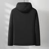 New Spring and Autumn Old Coat Middle-aged Men's Removable Hat Jacket Business Dad Casual Coat