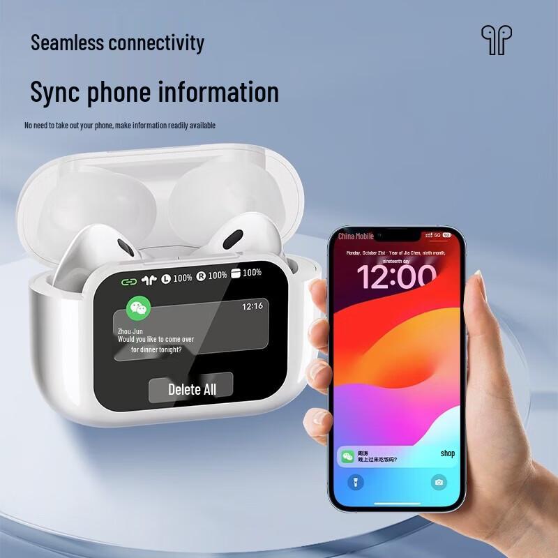 WITMIND A11 Color Screen Noise Cancelling Bluetooth Earbuds