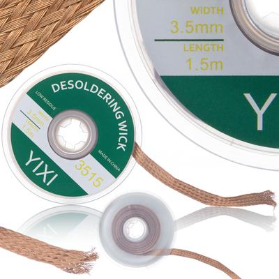 Desoldering Wick 3.5mm X 1.5m – Effective Solder Removal | Copper | Rosin-Coated for Component Protection