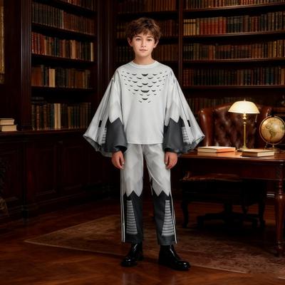 Forest Owl Costume Halloween Cosplay Outfit for Kids Funny Animal Dress Up Costume
