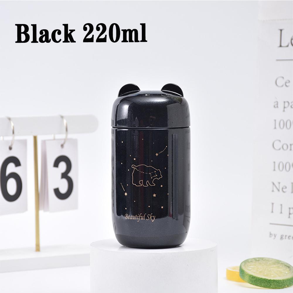 

220ml Mini Starry Sky Thermos Cup 304 Stainless Steel Leak Proof Vacuum Flask Coffee Cup For Holiday Outdoor Pocket Cups 220ml