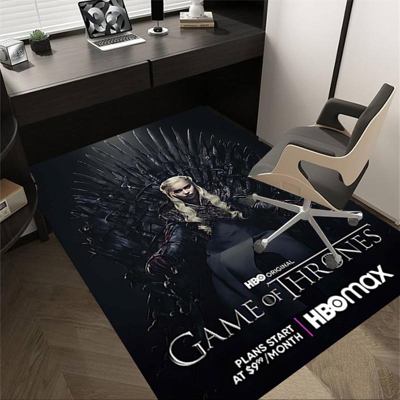 

1 шт. Игра Престолов HBO Max Очень Большой Нескользящий Напольный Ковер, Офис, Семья, Спальня, Студия - Большой Ковер для Помещения Ковры1139A 60cm by 90cm