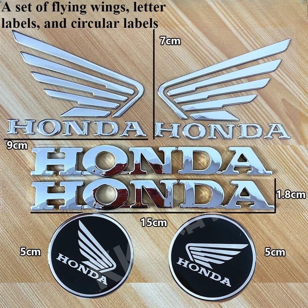 Cwcr1 Honda Stickers, 3D Circular Labels, Electroplated Letters, Waterproof Motorcycle Decoration Accessories Pcx125PCX160CBR650R1000R