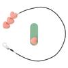 Heart Shaped Hearing Aid Clip Holder Portable Lovely BTE Hearing Aid Lanyard for Children Seniors