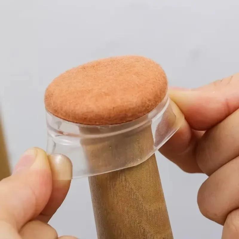 40/1PCS Silicone Chair Leg Floor Protector Non-slip Furniture Pad For Table Chair Legs Protect Reduce Noise Rubber Chair Leg Pad