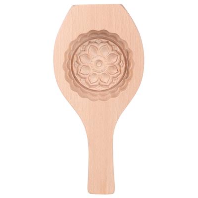 Schönes Blumenmuster DIY Mondkuchenform Grünbohnenkuchen Gebäck Backform für Zuhause (#06)