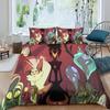 Charlie Bedding Set Hazbin Hotel Duvet Cover Pillowcase for Boys Bedroom Single Twin Full Queen King Size Gift