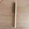 2/5/10Pcs Wood Handle Brass Wire Brush - 6x16 Row Brushes for Industrial Device Surface Inner Polishing Grinding Cleaning