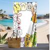 MINITEEN Printed Quick Dry Beach Towel Super Absorbent Soft Lightweight Bath Towel for Pool Summer Travel