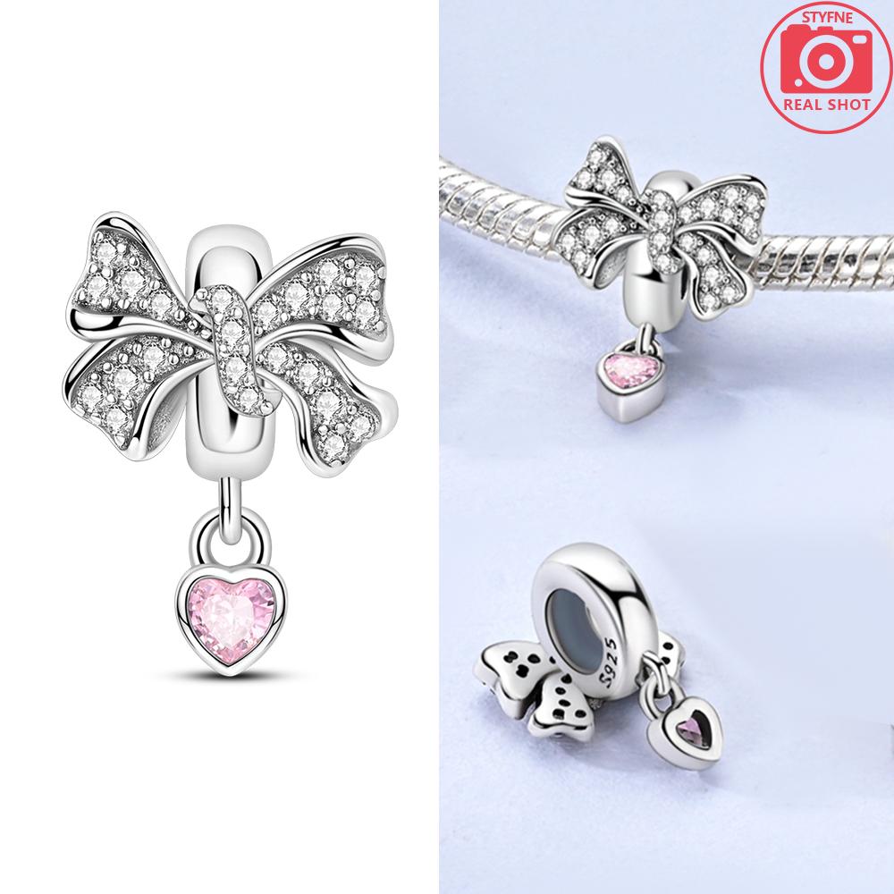 Original Copper Dragon Firefly Butterfly Puppy Heart Plane Travel Charms Beads Fit Bracelet Zircon For Women Gift