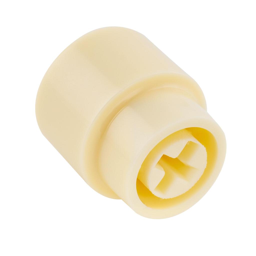 Musiclily Ultra Lever Switch Knob TL Type Round Type for Tele Telecaster Electric Cream of Inch/millimeter Fender/Squier Guitar, (Set 2)