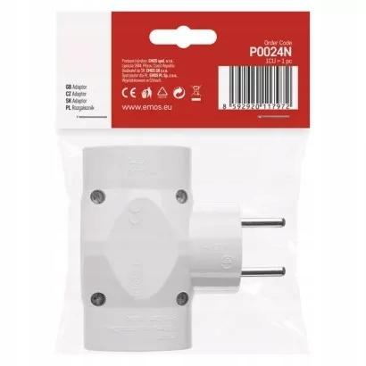 Splitter 3× Emos P0024N 1 Pc