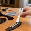Guitar String Changing Tool String Puller with Metal Construction, Forked Contact End and Hanging Hole for Routine String Maintenance, 1 Pc
