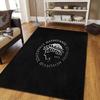 Olympiacos F.C. Flanellmuster Quadratischer Teppich, Läufer, Teppich für Wohnzimmer Schlafzimmer Sofa Spielzimmer Dekoration, Rutschfeste Fußmatte