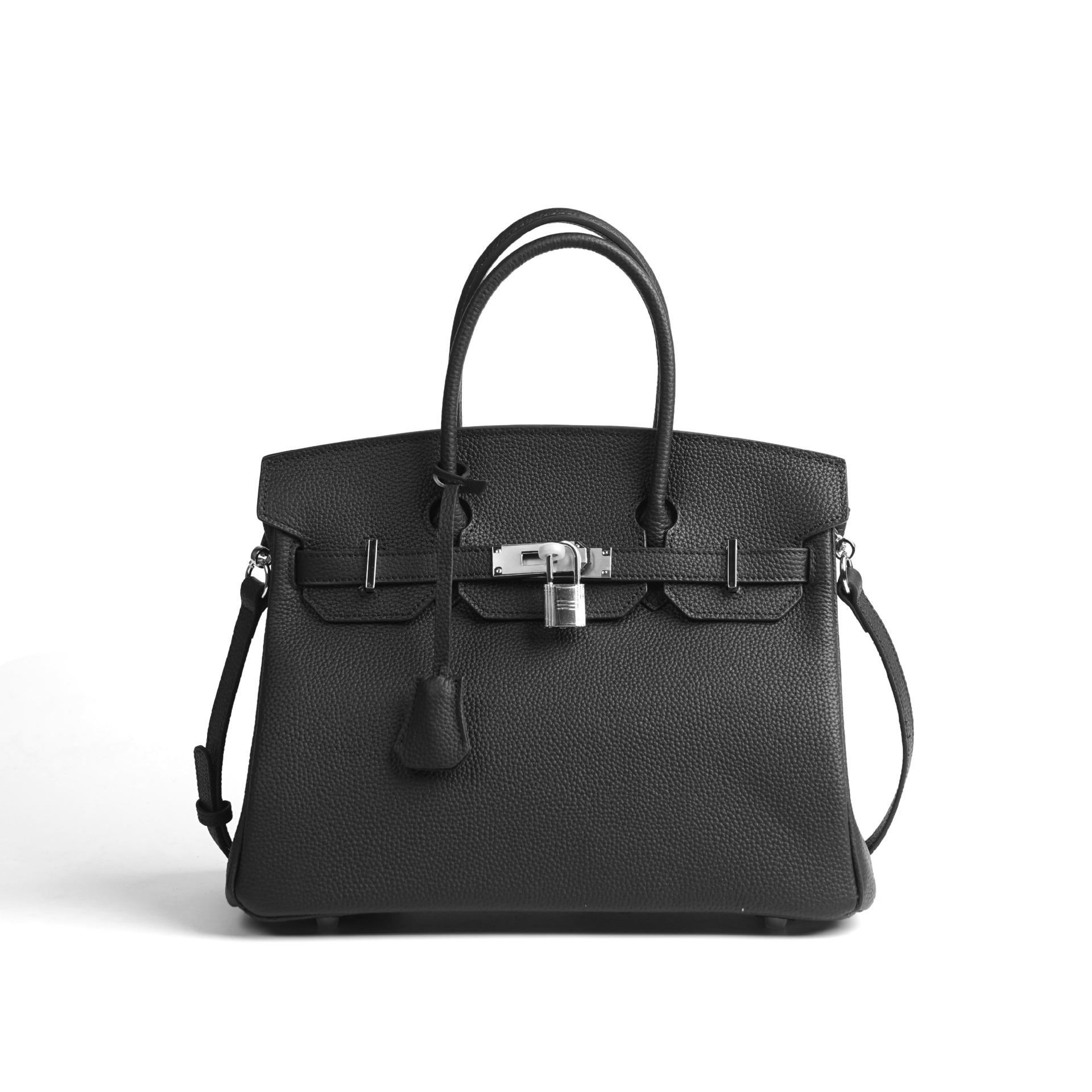 

Жіноча сумка з коров ячої шкіри першого шару 2025 року, сумка преміум-класу, модна, з темпераментом, жіноча сумка з натуральної шкіри, класична універсальна сумка-тоут Large 30 * 15 * 24cm