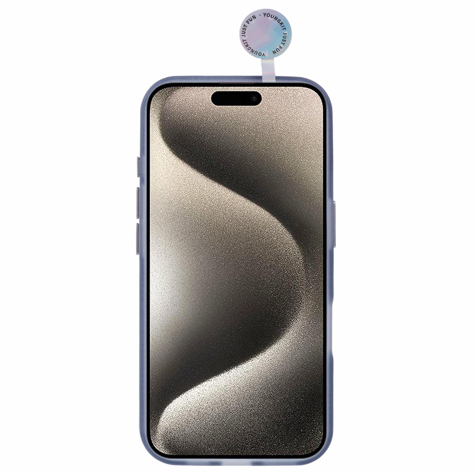 

YOUNGKIT Technology Series for iPhone 16 Matte Case Compatible with MagSafe IMD PC+TPU Shockproof Phone Cover