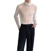 Streetwear Transparent T-shirt See-through Mesh Top Men Creative Long Sleeve T-shirt  Home
