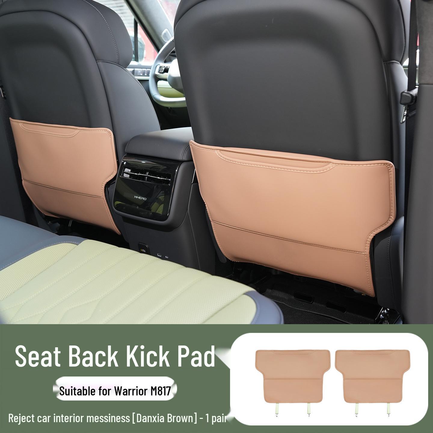 

Mengshi M817 Rear Seat Kick Mats - Protective Mat and Interior Decor
