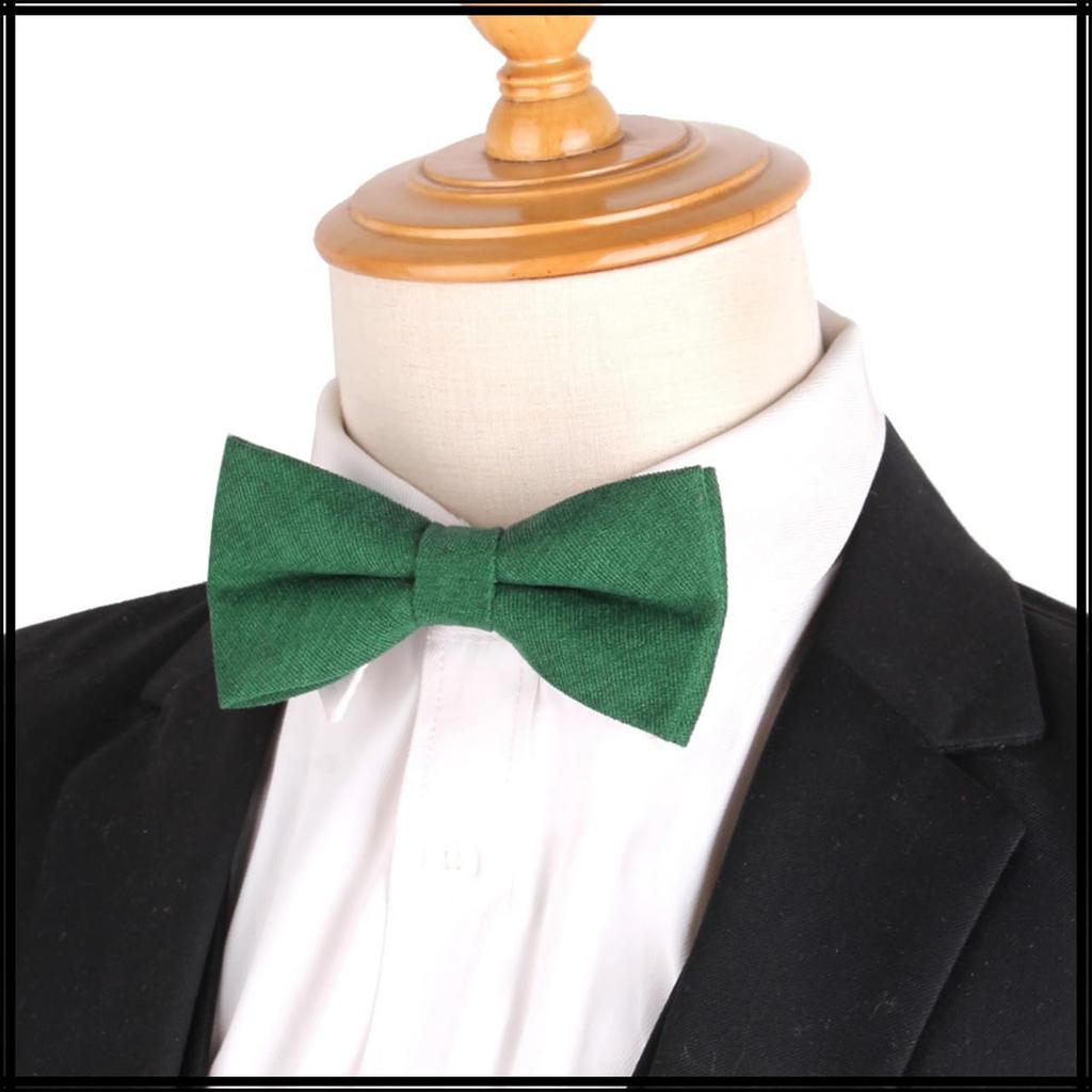 [White Fang] Velvet Bow Tie, Event, Stylish, Fashionable, Men's & Women's, NC090 (Khaki)