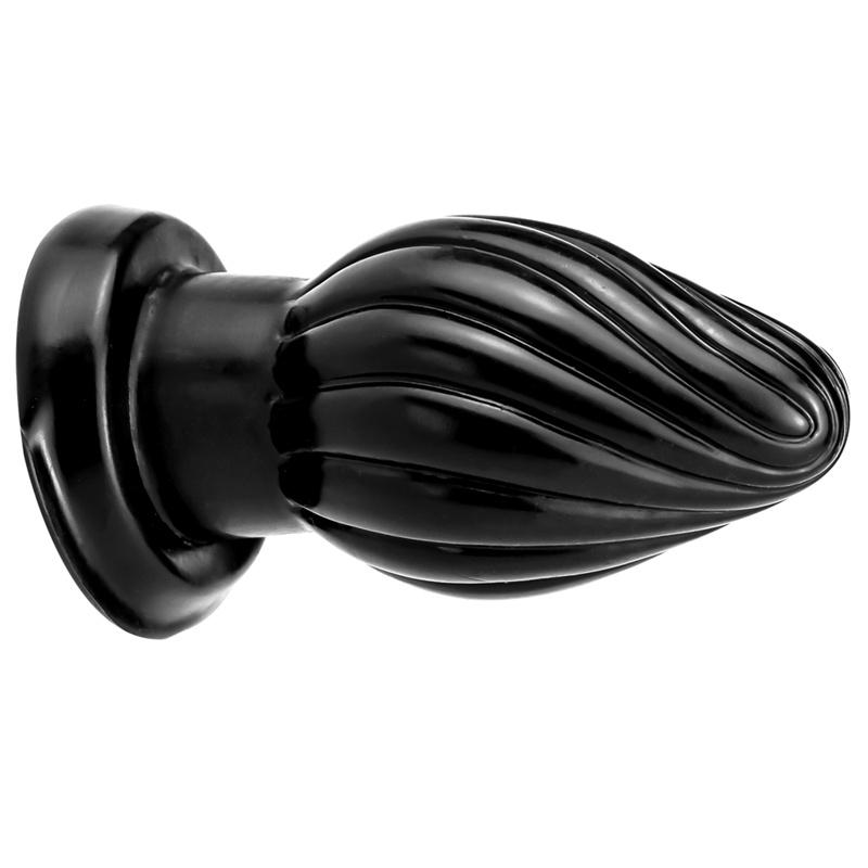 Black Threaded Butt Plug Masturbation Stick Backyard Butt Plug Sex Toys Backyard Butt Plug