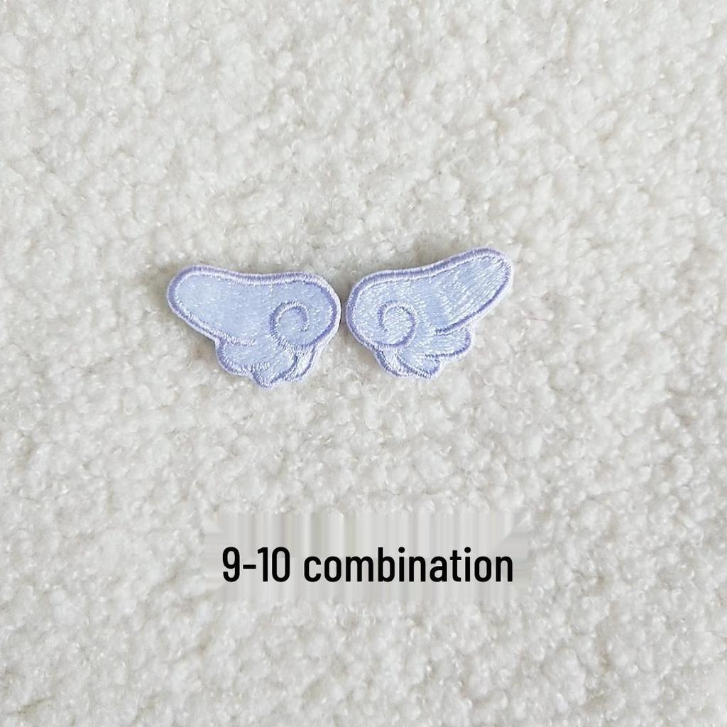 DIY Self-Adhesive Embroidered Wing Patch for Clothing and Bags