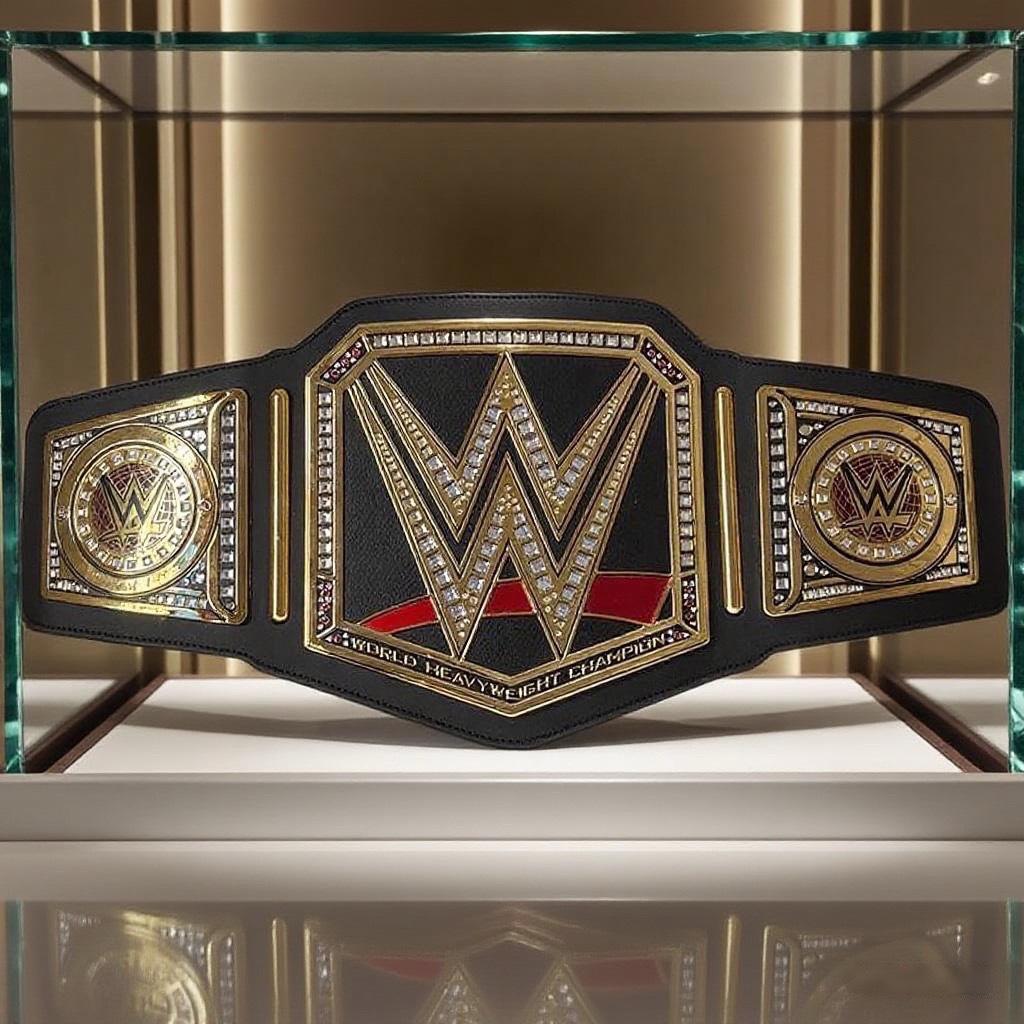 WWE World Heavyweight Championship Gold Belt Boxing Match 1/1 Commemorative Champion Prize Collection