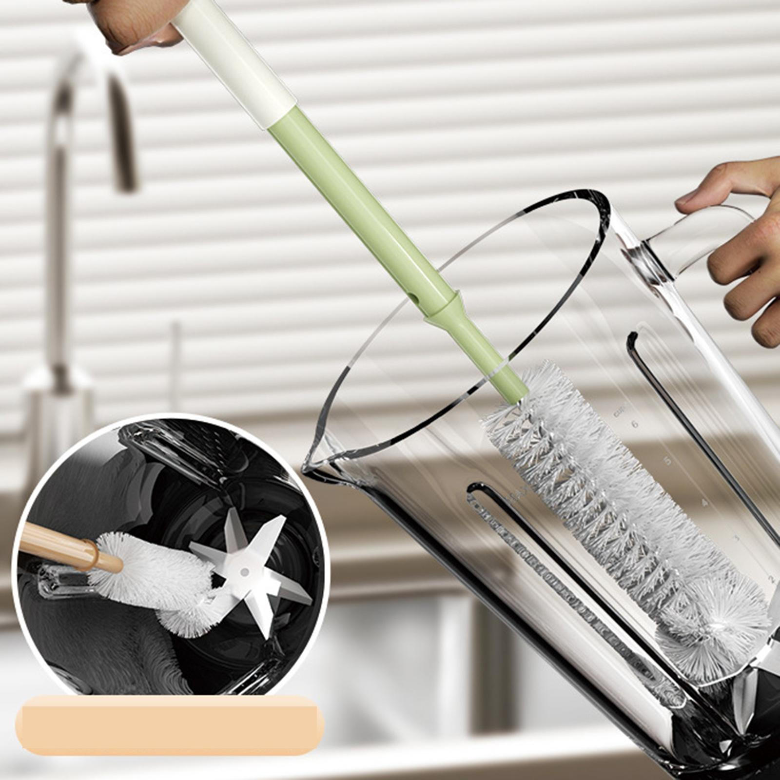 

Bottle Cleaning Brush Cup Cleaner Long Handle Gadget Extendable Scrubber for Mugs Household