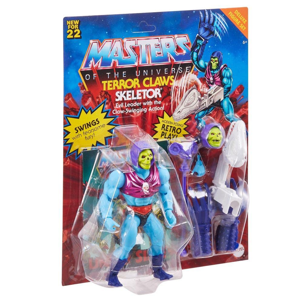 Masters of the Universe Origins Deluxe Figure Skeletor New for 22
