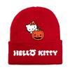 Halloween Printed Knit Cap For Winter Teens And Cartoon Enthusiasts