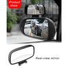 YASOKRO Car Blind Spot Mirror Wide Angle Mirror Adjustable Convex Rearview Mirror for Safety Parking Car Mirror