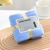 Towel Souvenir Coral Velvet Wedding Gift Box with Square Towels for Wedding Holiday Gifts