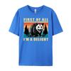 First Of All I M A Delight Angry Opossum Possum Wholesale Tshirts 100 Pcs T-Shirt Tops T Shirt Character