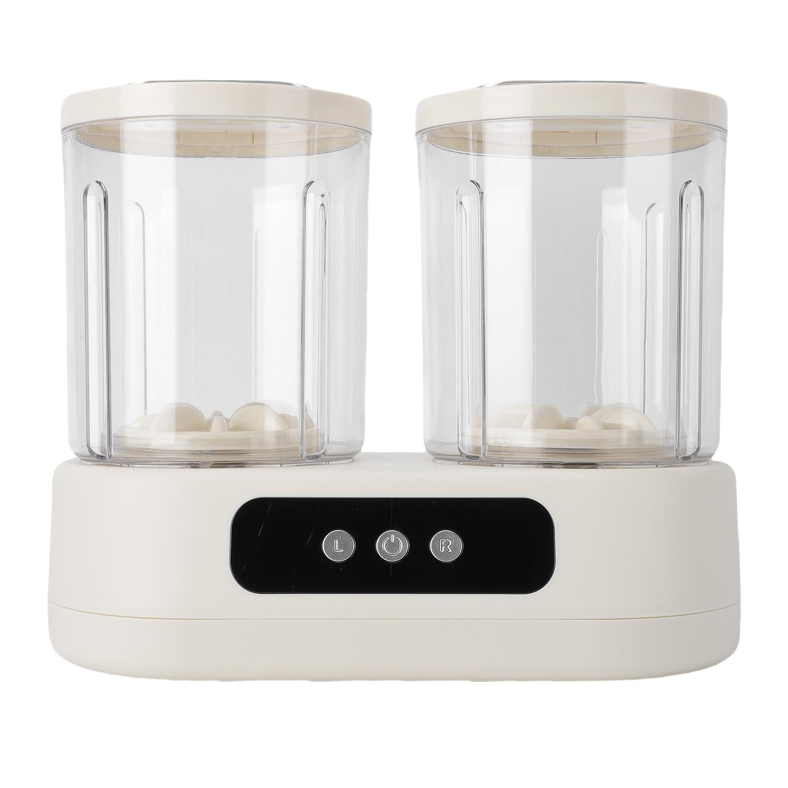 

Underwear Washing Machine Portable Double Compartment Washer Bucket Automatic Laundry Washer for Travel Apartment Dorm