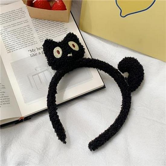 Cartoon Plush Headband: Cute Hair Accessory for Women & Kids, Perfect for Face Washing