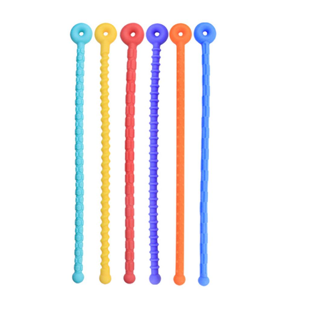 Adjustable Silicone Sensory Fidget Bracelet for Adults and Children Elastic Stress Relief Hand Band Stretchable Durable Material