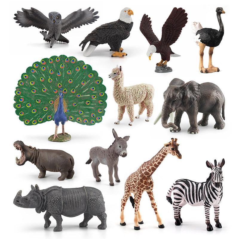 Wildlife Animal Pvc Static Models For Home Decor Gift For Nature Enthusiasts