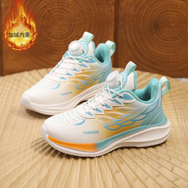 Boys Shoes Mesh Breathable Autumn 2025 New Children's Sports Shoes Physical Education Class Middle School Older Boys Primary School Students