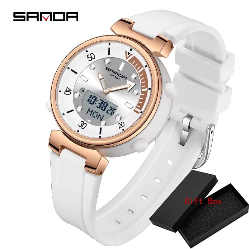SANDA Top Luxury Fashion Sport Men's Watches Waterproof Quartz Watch Casual Wristwatch for Male Clock Relogio Masculino 3122