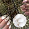 Gold 3D Self-Adhesive Full Cover Nail Stickers for Kids - Wearable Manicure Decals